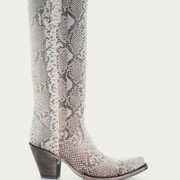 NIB Corral Full Python Cowgirl Boots A3789 Size 5.5 - Picture 4 of 8